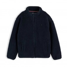 TOMMY HILFIGER ζακέτα παιδική FLAG FULL ZIP SWEATSHIRT KB0KB10634-C1G μπλε